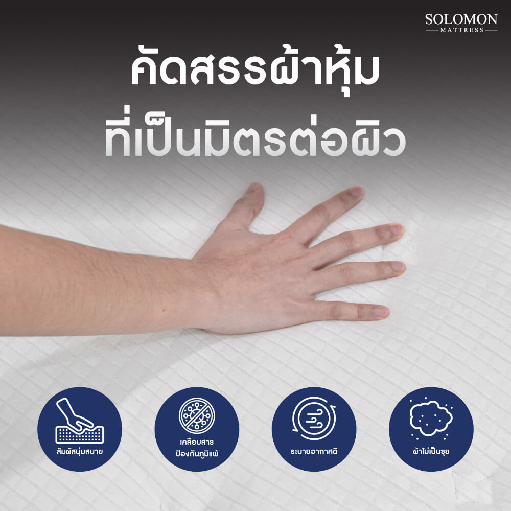 ที่นอน 6 ฟุต SOLOMON รุ่น COCO หนา 9 นิ้ว_4